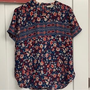 Loft floral blouse